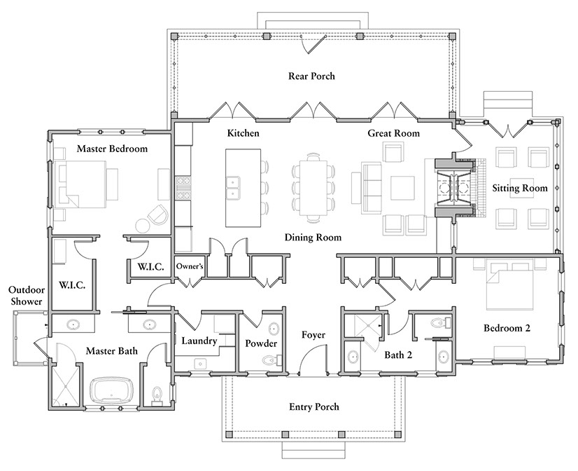 Palmetto Bluff Cottage Floor Plans